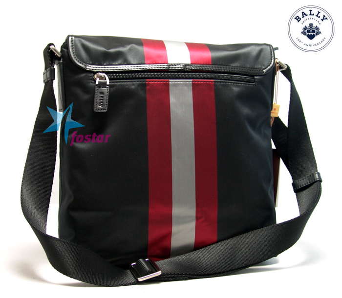 Черная мужская сумка в спортивном стиле Bally BA199-2D-BK
