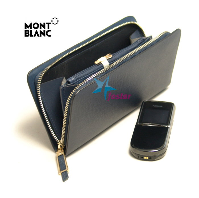 Модный мужской клатч-бумажник Mont Blanc 5508BRBL