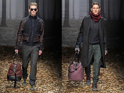 Мужские сумки , одежда зима 2013 от Труссарди